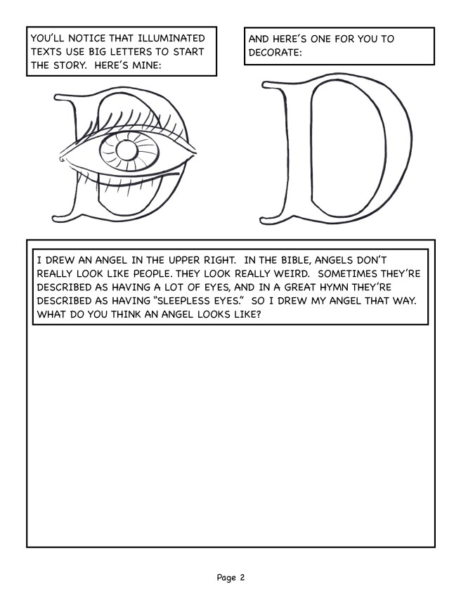Illumination Text workbook for Luke 1.5-25 page 2